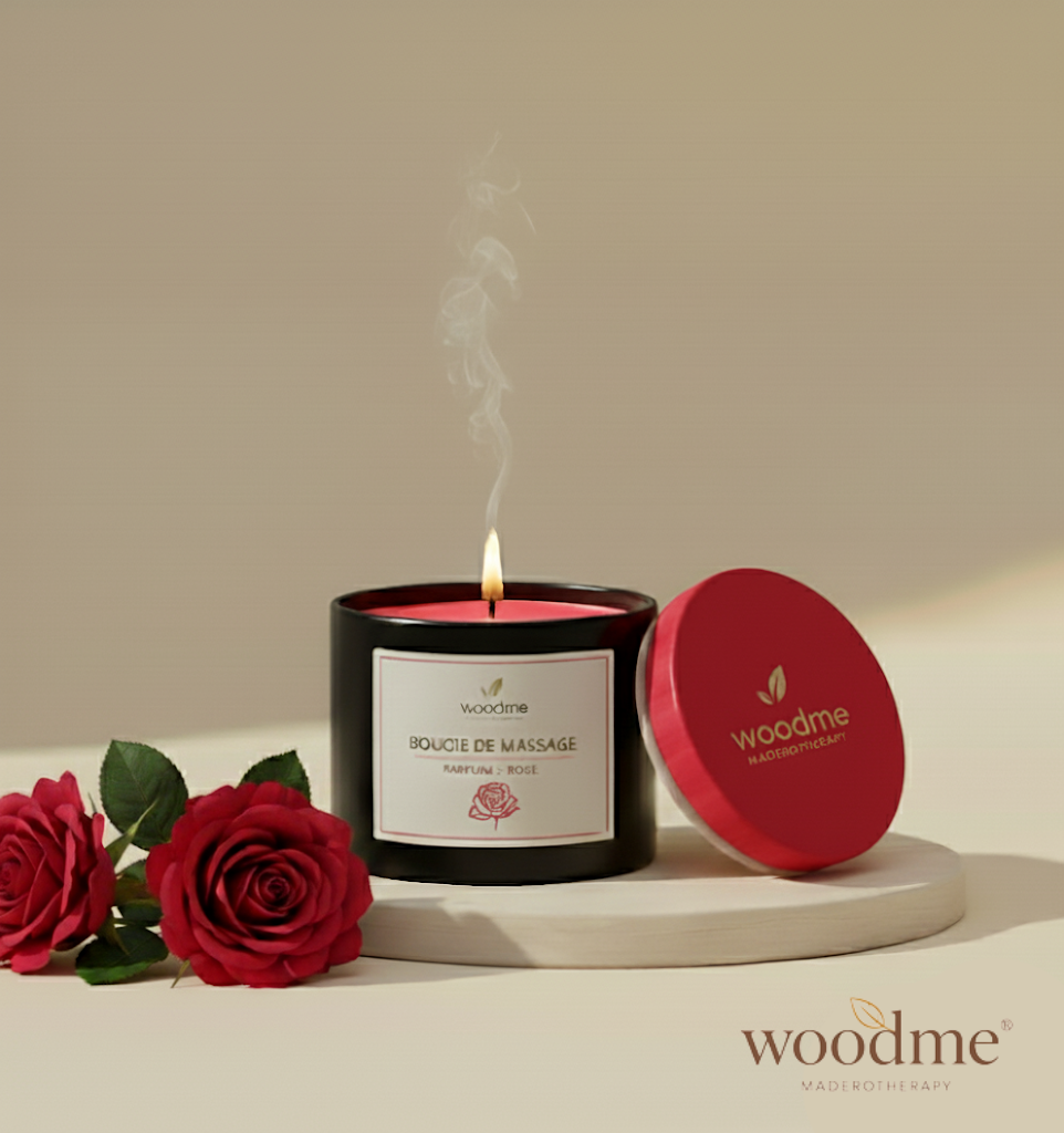 Bougie de massage parfumée - Woodme
