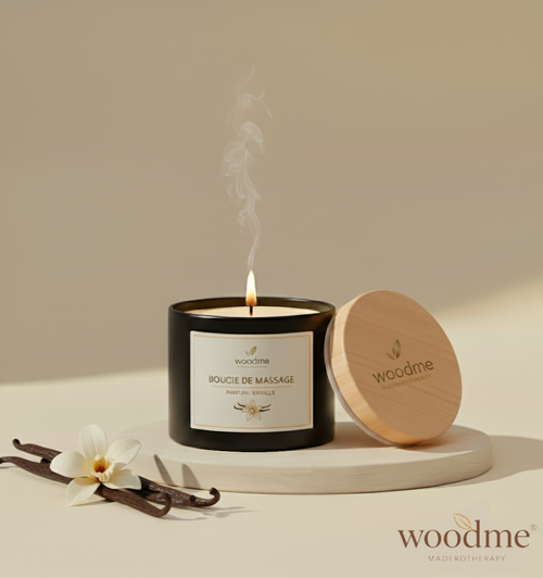 Bougie de massage parfumée - Woodme
