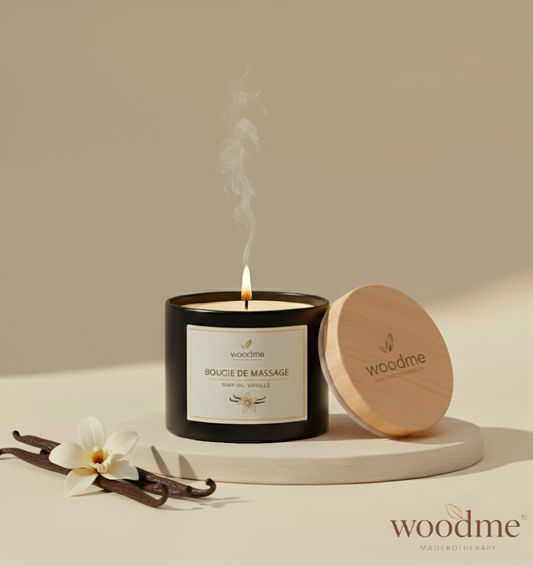 Bougie de massage parfumée - Woodme